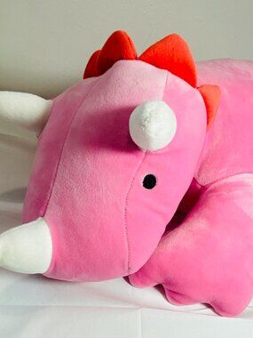 Pillowfort Classic Pink Dinosaur Weighted Plush 24” x 7”, 3 lbs NWOT Target 2024